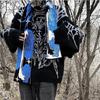 Novo suéter de gola redonda vintage de malha solta quente moda casual estilo europeu e americano outono e inverno masculino e feminino