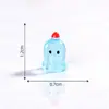 Novo Papai Noel de Natal Boneco de Neve Micro Paisagem Cena de Neve Caixa de Trem Meias de Natal Pequeno Presente Sino Enfeites de Resina