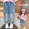 Ropa para Niños Lista para Usar, Jeans para Niñas, Estilos de Primavera y Otoño, Niños de Talla Mediana, Niñitas, Pantalones Casuales para Bebés al Por Mayor