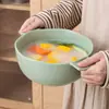Cuenco de cerámica de gran capacidad para sopa, ensaladera, cuenco para ramen, cuenco para verduras, cuenco para sopa binaural anti-quemaduras, cuenco para el hogar, cuenco para postres, cuenco grande