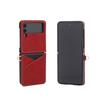 Funda de Cuero con Ranura para Tarjeta Sam Z Flip4 Plegado sin Costuras Funda de Teléfono Ultra Delgada Flip 70% de descuento Funda de Cuero para Teléfono Plegable Estilo Flip
