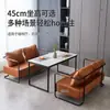 Cadeira de sofá de ferro estilo retrô industrial luxo leve simples sala de estar área de lounge sofá designer sofá pequeno individual