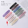 Pinza para el pelo mate con goteo de aceite de 7 cm, pinza lateral para el pelo Bb para mujer, horquilla para flequillo, pinza lateral para la parte trasera de la cabeza, accesorio para el pelo para mujer