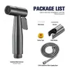 Set de Pistola de Rociado para Bidé de Inodoro de Acero Inoxidable 304 Transfronterizo, Cabezal de Rociado Potenciador de Presión para Baño, Lavadora de Bidé, Pistola de Agua
