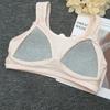 Xi Xinting 918 Ropa Interior Fina para Mujer para Estudiantes Ropa Interior de Escuela Secundaria Chaleco Deportivo para Mujer Taza Fija Agujero Transpirable
