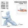 Nuevo Estilo Chino Impresión 3D Tai Chi Kung Fu Wuxia Personajes Decoración Creativa de Rocalla para Paisajismo de Mesa de Centro de Té para el Hogar