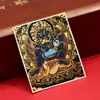 Dzambala Negro pintado tibetano pintura Thangka pintada a mano lienzo central impresión microchorro Thangka cultural y creativo Zakiralam al por mayor