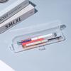 Estuche de almacenamiento para brochas de maquillaje, cepillos de dientes, a prueba de polvo y con tapa, para rubor, sombra de ojos y cejas, estuche de viaje.