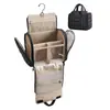 Bolsa de Armazenamento Multicamadas Suspensa Transfronteiriça, Aparência Premium, Bolsa de Maquiagem de Grande Capacidade, Bolsa de Higiene Pessoal Leve e Fofa Multiuso para Viagem
