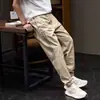 Pantalones de trabajo estilo americano, corte holgado para hombre, pierna recta, nueva colección 2026, pantalones largos retro, pantalones casuales multibolso para hombre, estilo primavera/otoño