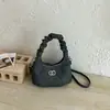 Bolsa de Bolinho em Jeans Portátil 2026 Verão Nova Moda Simples Bolsa de Ombro Nicho Sensação de Alto Padrão Bolsa Transversal