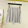 Pantalones Cortos Casuales de Verano Finos Estilo Coreano para Mujer de Modal Cómodos Color Sólido Pantalones para Casa Sueltos Adelgazantes de Pierna Ancha