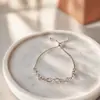 Tendência da moda europeia e americana mais vendida transfronteiriça: Pulseira ajustável símbolo do infinito com diamantes e zircônias para amor eterno