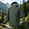 Chaqueta con Capucha Soft Shell Resistente a Tres Pruebas para Exteriores Chaqueta de Pareja Hombres 2025 Nueva Primavera y Otoño Deportiva Impermeable para Hombres y Mujeres