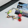 2026 Novo Paraíso da Maçã Dopamina Colorido Estrela Contas Pulseira Corrente Corporal Joias Estilo Fada Uso em Camadas