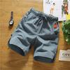Pantalones Casuales Nuevos de Verano para Hombre Estilo Chino Casual Color Sólido Algodón y Lino Shorts talla extra Pantalones de Verano Delgados