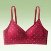 Venta Directa de Fábrica de Ropa Interior para Niñas Popular Transfronteriza Dulce Floral Sin Costuras con Soporte Suave de Gel y Sujetador Anticaída