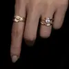 Nuevo Anillo Cuadrado de Zircón Europeo y Americano de Yuhong, Piedra Elegante y Versátil 5*8 Apertura Geométrica Anillo de Moda