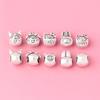 Plata 999 plata esterlina Sanrio kulomi con cuentas con cuentas hecho a mano diy accesorios accesorios pulsera trenzada pulsera joyería