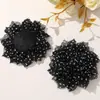 Estilo Coreano Brillantes y Suaves Flores de Gasa de Lunares Cuerda para el Cabello DIY Pin Adorno para la Cabeza Broche Accesorios de Flor para Ropa