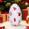 Latas Personalizadas de Fábrica para Presente de Natal, Latas em Formato de Ovo, Latas Bolas de Desenho Animado Anime, Latas de Folha de Metal em Formato de Planetas Variados