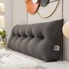 Nueva bolsa suave de pana impermeable para cabecera, respaldo grande, cama de dormitorio, cojín doble, almohada de respaldo, soporte lumbar, removible y lavable