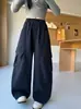 Pantalones de Niña Primavera y Otoño 2026 Nuevos Elegantes Pantalones Casuales de Otoño para Niños Pantalones Sueltos para Niños Medianos y Grandes Pantalones de Trabajo