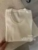 Top de Punto Canalé Ajustado con Cuello en U, Estilo Dulce y Picante, para Mujer, Adecuado para Primavera, Otoño e Invierno, Capa Base Adelgazante, Suéter de Color Sólido