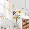 Adhesivos de Pared Ramo de Plumas Transfronterizo Adhesivos Decorativos de Pared de Fondo para Dormitorio Adhesivos Removibles para Puerta Calcomanías de Plantas