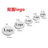 En stock Espejo Acero Inoxidable No Poroso Circular Tallado Colgante Brillante -30mm Multitamaño Accesorios para Joyería DIY