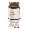 Lixeira de Astronauta com Orelhas de Gato, Uso Doméstico, com Tampa, Design Estiloso, Adequada para Sala de Estar e Quarto, Grande Capacidade, Fofa, Lixeira Operada por Pedal