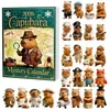 Calendario de cuenta atrás de Navidad 2026 transfronterizo, caja sorpresa, mini colgante de marmota, caja de regalo de calendario de Navidad