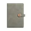 Cuaderno de Negocios A5 Personalizado con Logo Imprimible Minutas de Reunión de Oficina Cuero Suave Engrosado Bloc de Notas de Trabajo