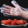 100 Guantes Desechables, Duraderos y Engrosados, PVC Grado Alimenticio, Plástico PE, Estilo Delgado para el Hogar, Paquete Pequeño, para Comer Langosta