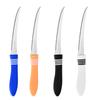 Cuchillo para Fruta de Acero Inoxidable Cuchillo para Pelar Melón y Fruta Doméstico Cuchillo Portátil para Pelar con Cuchillo para Bistec Dentado Cuchillo para Pan Venta al por Mayor