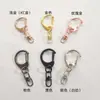 Aleación de Zinc Hebilla en Forma de C Juego de Dos Llaveros, Accesorios para Llaveros, Hebilla Colgante, Hebilla en Forma de Ocho en Stock