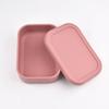Lancheira de Silicone Personalizada, Pote para Sopa de Grande Capacidade, Lancheira Sem Compartimentos, Lancheira para Micro-ondas, Lancheira para Estudante