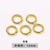 Jingde Jewelry Chapado en Oro Aguja en Forma de Nueve Aguja de Bola Corazón Forma Espaciadores para Joyería DIY Accesorios de Cobre Fabricante Mayorista