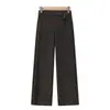 Pantalones Rectos de Cintura Alta para Mujeres de Mediana Edad y Mayores, Estilo Nuevo 2026 para Madres de Mediana Edad, Pantalones Casuales Elegantes y Versátiles para Primavera y Otoño