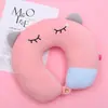 Venta Directa de Fábrica Almohada Linda de Dibujos Animados en Forma de U, Almohada de Viaje para Avión, Almohada para el Cuello, Almohada para Siesta, Regalo
