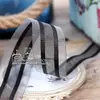 Importado de Corea hilo de nieve seda de pescado raya malla dura cinturón accesorios para el cabello material DIY empaque caja de regalo ropa color sólido organza