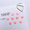 Nuevos Accesorios de Arte para Uñas de Color Sólido en Forma de Corazón, Mini Corazones de Melocotón Dopamina 3D Dulces para Decoración de Uñas y Cabello, Adornos de Resina