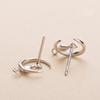 Aretes coreanos creativos lindos de gato luna para mujer temperamento dulce coreano gatito aretes fabricantes mayoreo generación