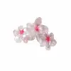 Presilha de Cabelo Flor Plumeria Transfronteiriça, Presilha de Garra Perolada, Acessório de Cabelo Tendência Europeu e Americano, Presilha de Garra Floral, Presilha Tubarão Feminina, Atacado