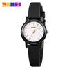 Reloj Skmei de cuarzo para mujer, moderno, versátil, ligero, redondo, retro, con esfera pequeña, sencillo, resistente al agua, para estudiantes.