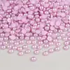 1000 Perlas Redondas Semisféricas de Dorso Plano Perlas de Imitación ABS Accesorios para Joyería Uñas y Ropa DIY
