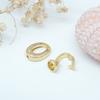 Acessórios de joias faça você mesmo Micro diamante fivela oval T quadrado zircônio pérola colar pulseira fivela escada fivela oval quadrada