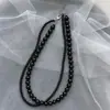 Colar de pérolas Acessórios de vestido longo feminino Tamanho de camada dupla Corrente de lã escalonada Colar multi-corrente variado