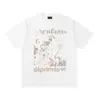 2025 verão nova marca de moda americana amantes masculinos e femininos plus size solto pulôver manga curta camiseta adolescente