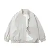 Jaqueta curta estilo americano transfronteiriça, jaqueta grossa acolchoada cleanfit masculina para outono e inverno, jaqueta baseball